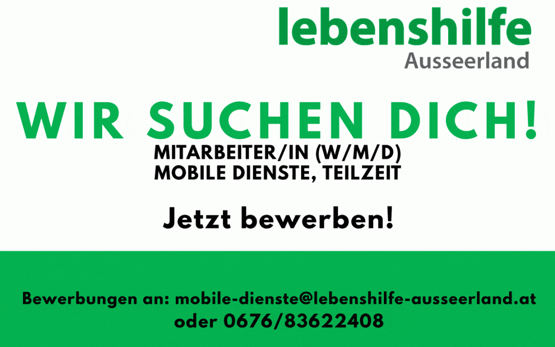 Mitarbeiter/in Teilzeit für die Mobilen Dienste